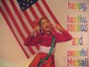 Dancing in the cultural program at the ANFS New Year's celebration, 2005